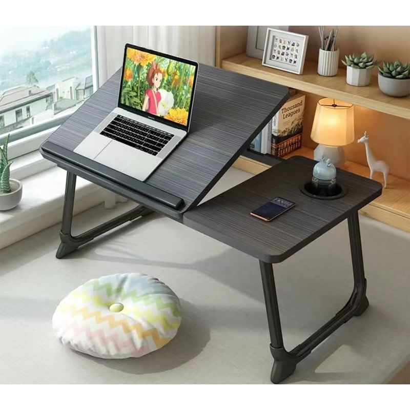 YOMYM - Escritorio Computadora Plegable Multifuncional  Portavasos 64×25×32cm