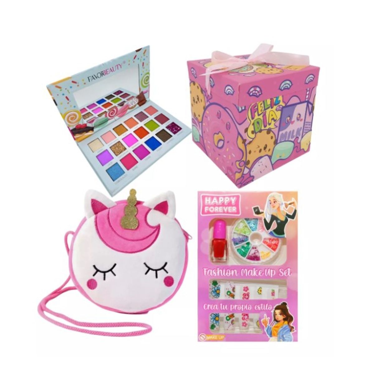GENERICO - Set Maquillaje Y Manicure Infantil Regalo De Navidad Niña