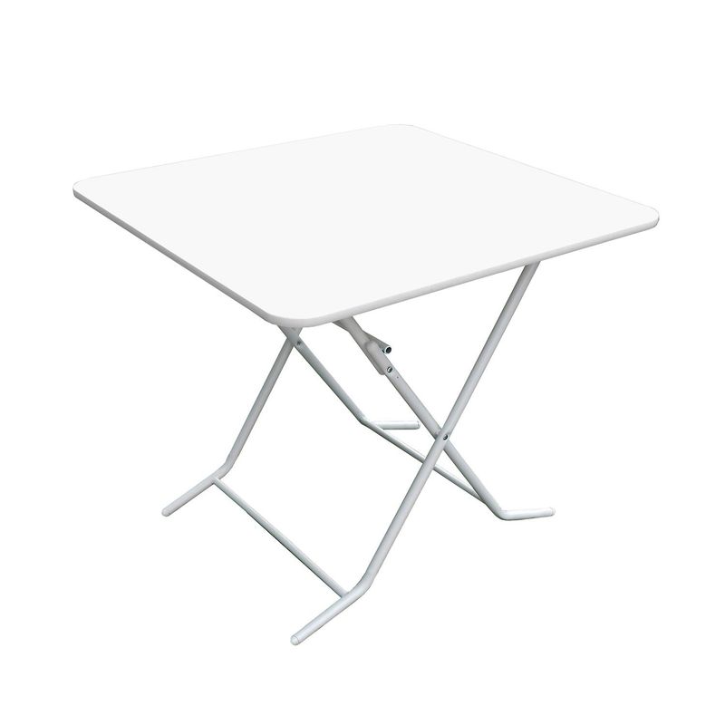 GENERICO - Mesa plegable 83x83 blanca