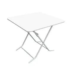 GENERICO - Mesa plegable 83x83 blanca