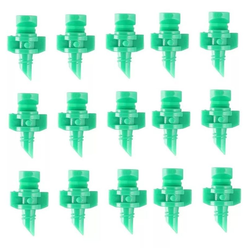KUANGYE - 50x Aspersor 180° Riego Micro Jet Rociador Jardín 60lh