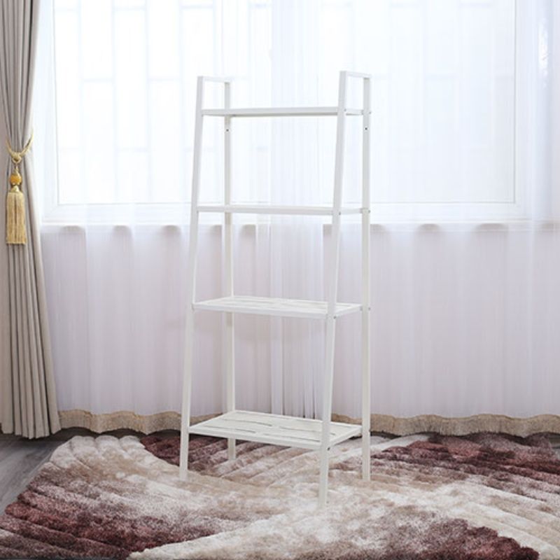YOMYM - Organizador Estante de Escaleras de Metal Multiusos 4-Tier