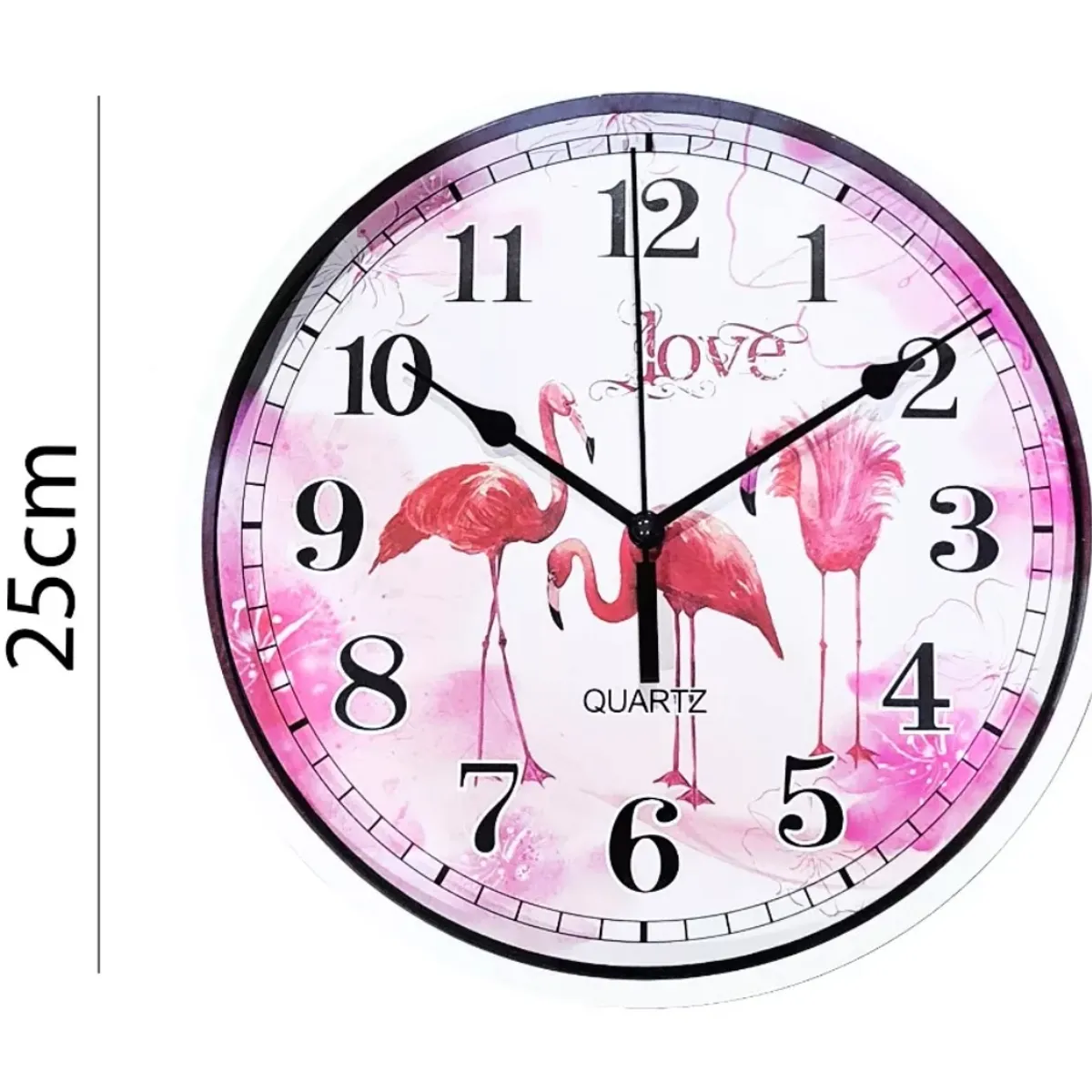 GENERICO - Reloj De Pared Redondo 25 Cm Mural Decorativo Silencioso