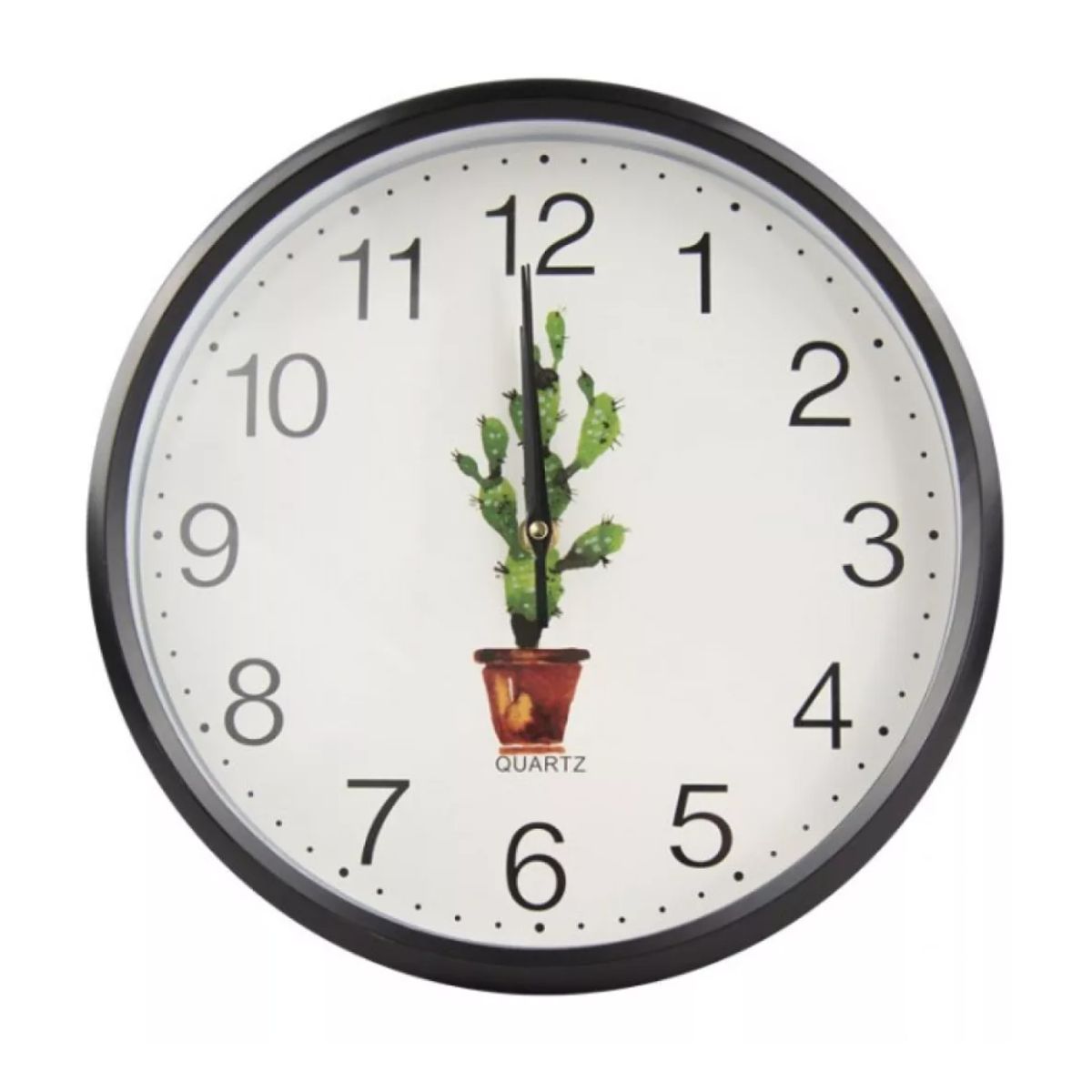 GENERICO - Reloj De Pared 31cm Blanco 1 Hoja Bighouse Mimbral