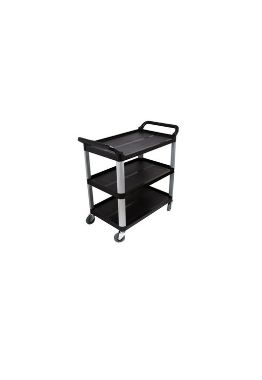 CARRO DE SERVICIO NEGRO 845x430x950 cm