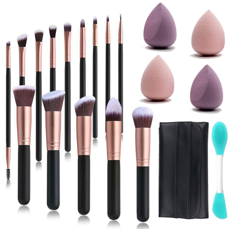 EVERSO - 21 Piezas Brochas Set De Brochas Maquillaje Profesional