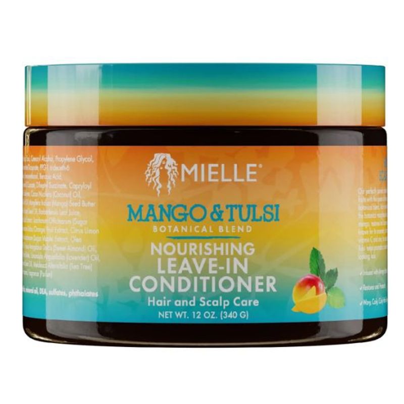 MIELLE - Acondicionador Nutritivo sin Enjuague Mango Tulsi 340g Mielle