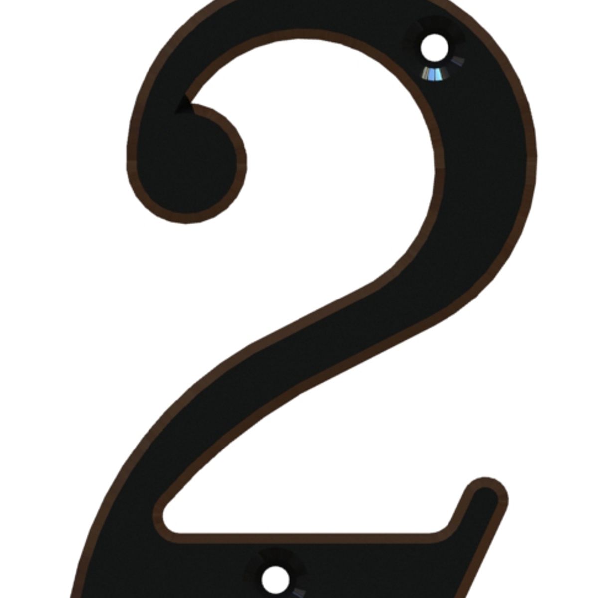 POLI - Número 2 Estándar 8,5cm Rústico