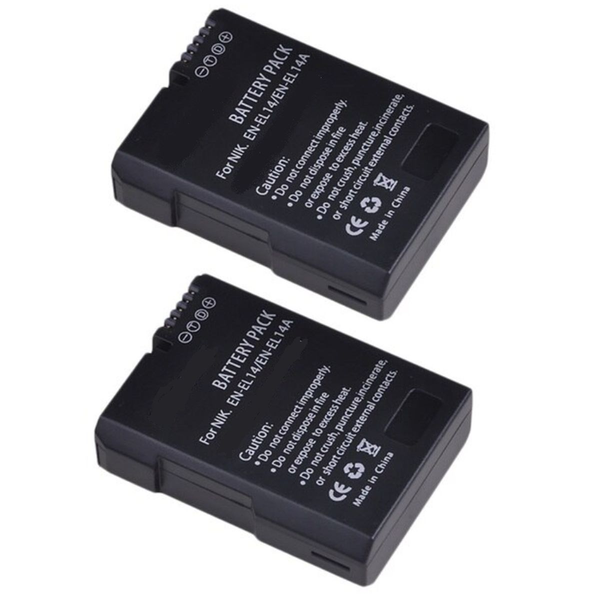 GENERICO - 2 BATERÍAS EN-EL14 ALTERNATIVA NIKON