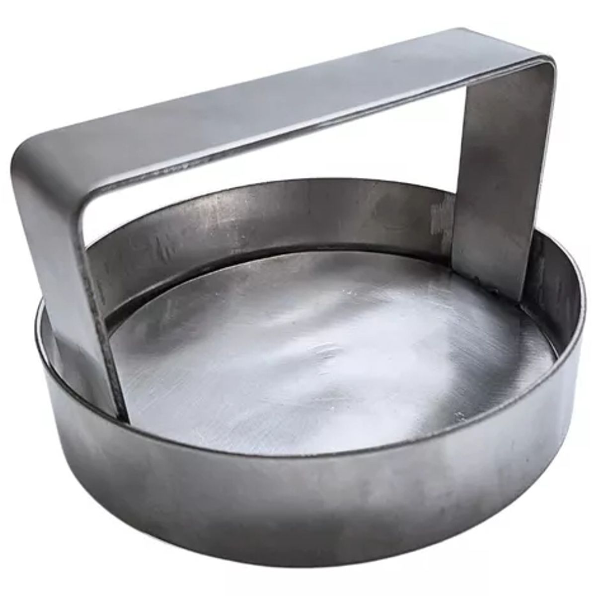 GENERICO - Pack Smash Burger Acero Inox + Anillo Molde + 2 Espátulas