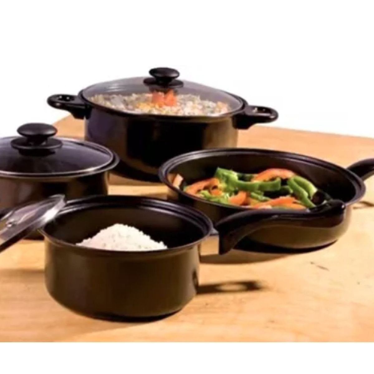 GENERICO - Juego Set Bateria De Cocina Antiadherentes 7 Piezas