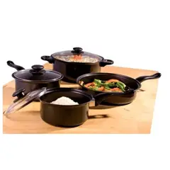 GENERICO - Juego Set Bateria De Cocina Antiadherentes 7 Piezas