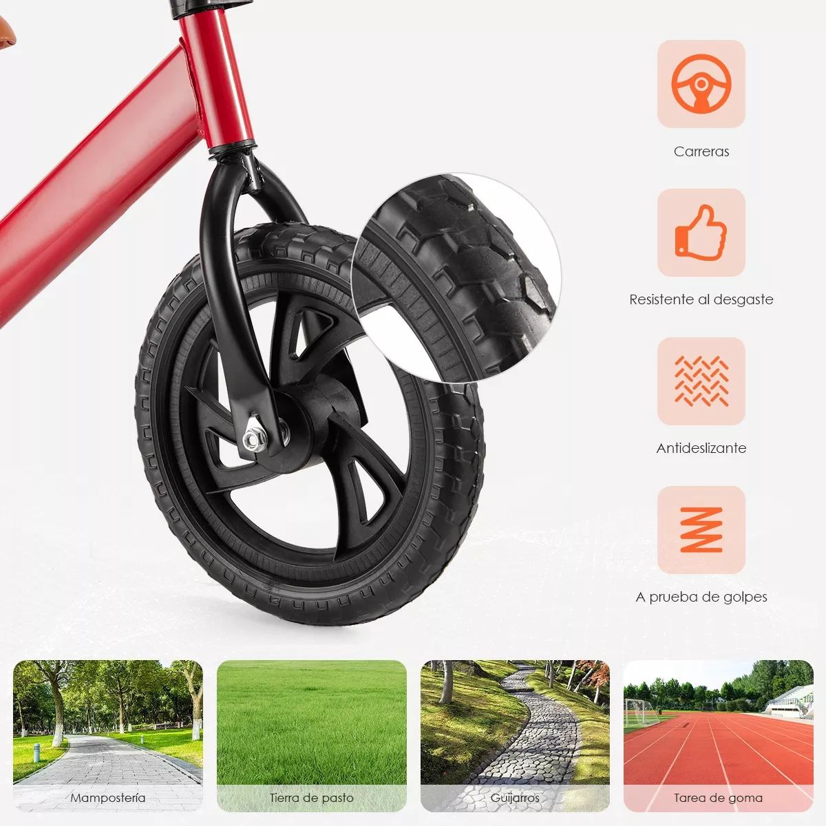 BLUEDREAMER - bicicleta para niños bicicleta de equilibrio Sin pedales