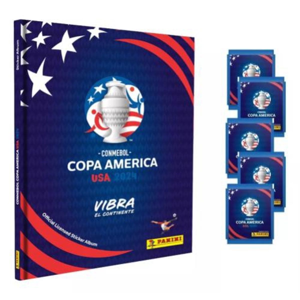 PANINI - ALBUM COPA AMERICA USA 2024 TAPA DURA + 40 SOBRES