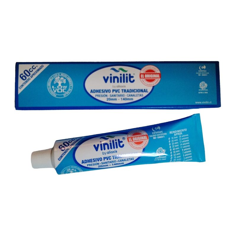GENERICO - Adhesivo Pvc Tradicional 60cc Pomo Vinilit