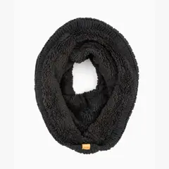 LOUNGE - Bufanda Mujer De Cuello Negro