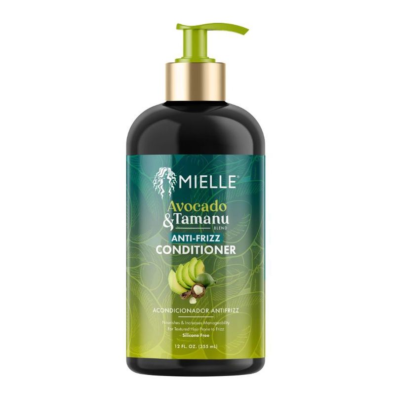 MIELLE - Acondicionador Antiencrespamiento de Aguacate y Tamanu 355ml Mielle
