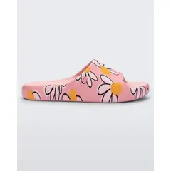 MELISSA - Sandalia Free Print Slide RosaBlancoAmarillo