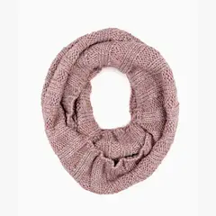 LOUNGE - Bufanda Mujer Infinita Tejida Rosado