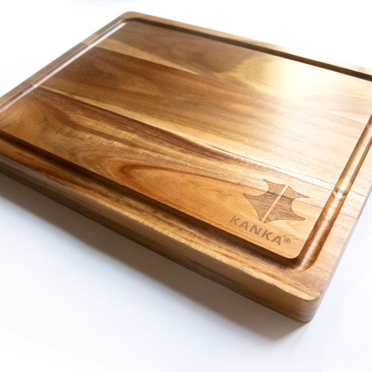 KANKA - KANKA - Tabla Para Cortar Reversible Color Marrón Liso
