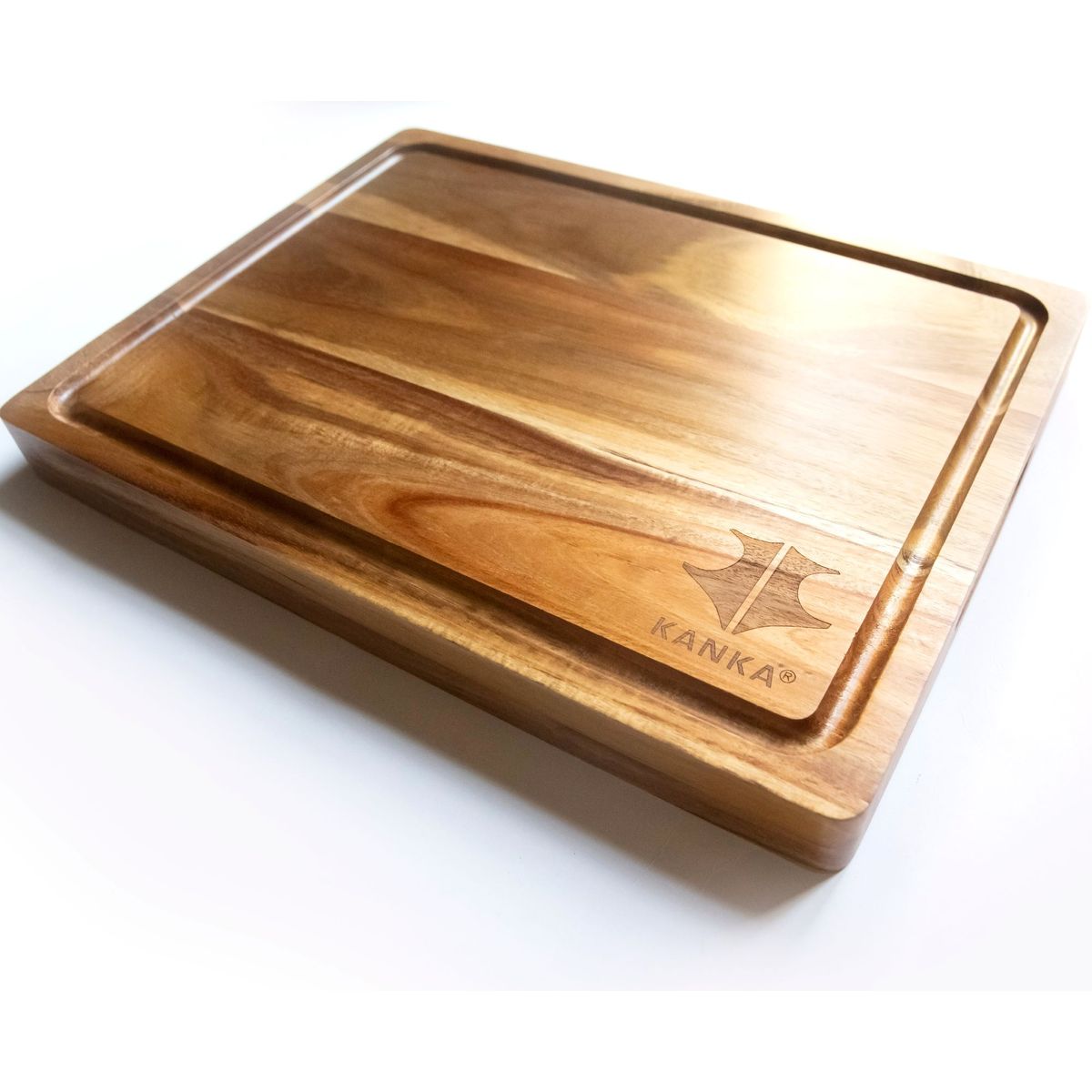 KANKA - KANKA - Tabla Para Cortar Reversible Color Marrón Liso