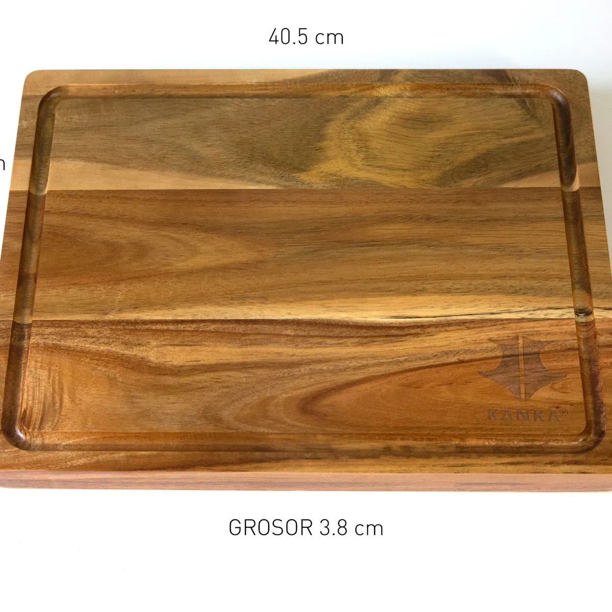 KANKA - KANKA - Tabla Para Cortar Reversible Color Marrón Liso