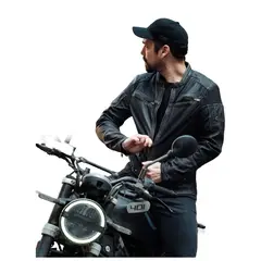 BOR - Chaqueta Cuero Drago Negra