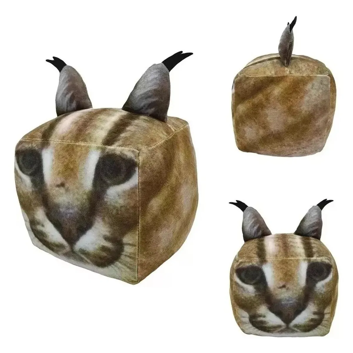 GENERICO - Floppa Gato cuadrado Peluche roblox