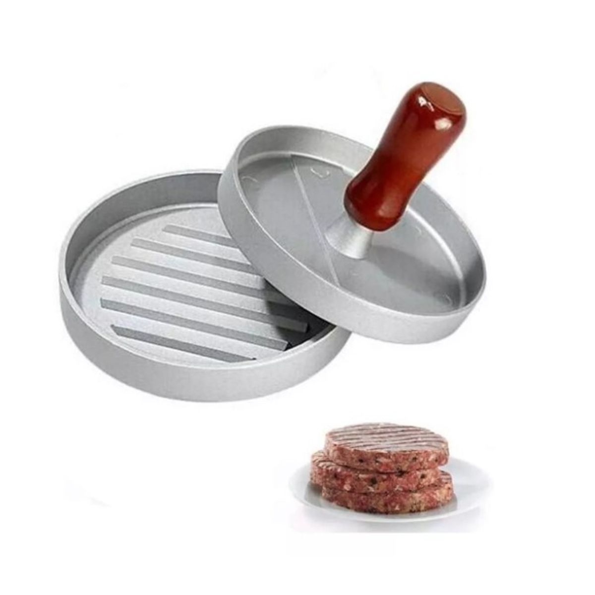 GENERICO - Molde Hamburguesa Prensa Para Hamburguesas Asado Carne