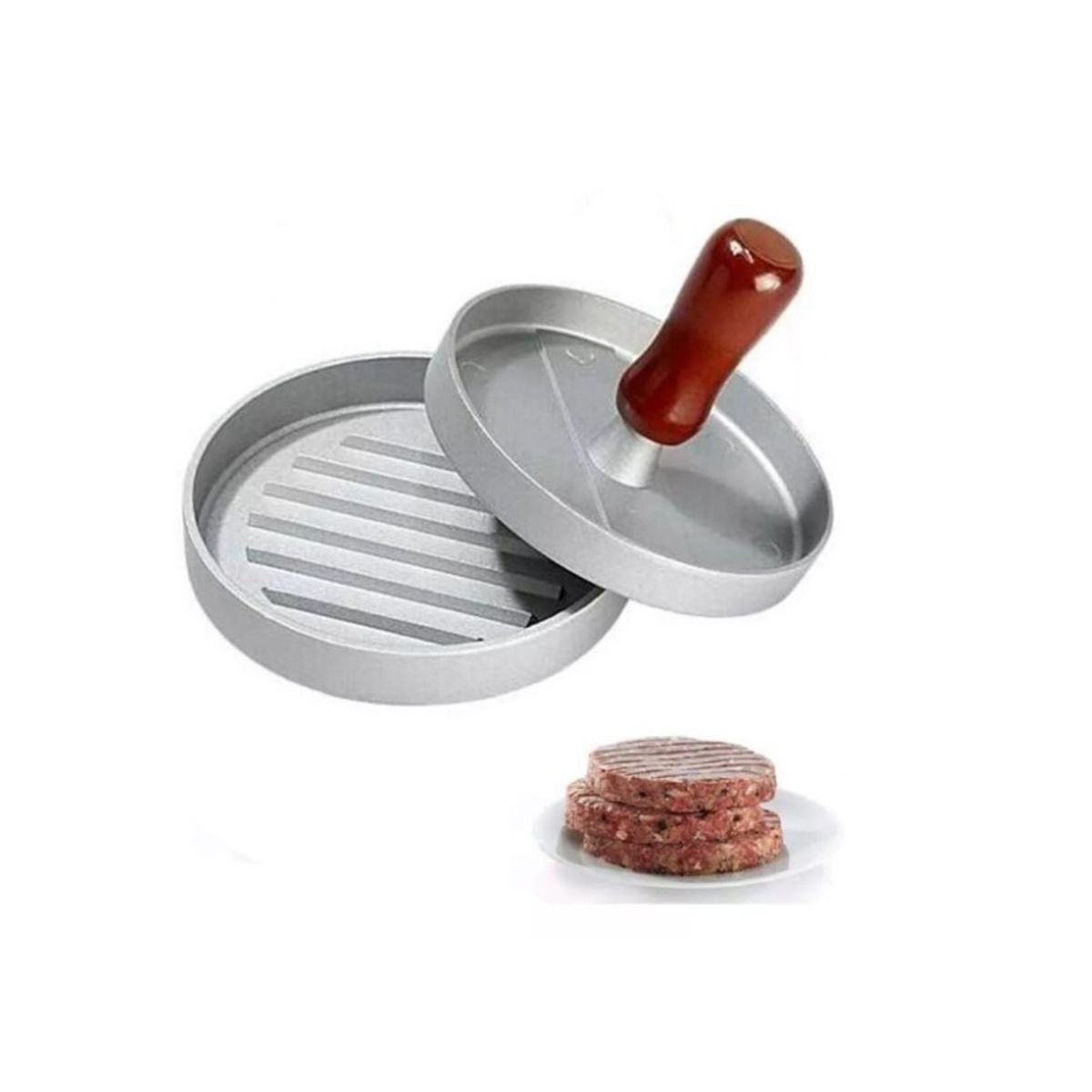 GENERICO - Molde Hamburguesa Prensa Para Hamburguesas Asado Carne