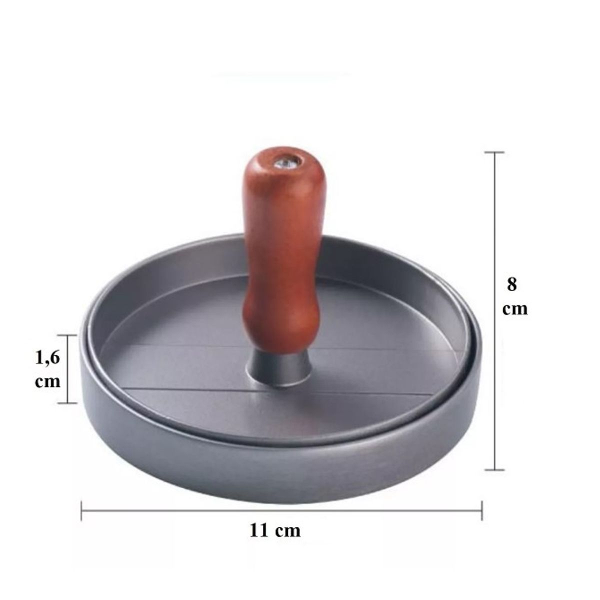 GENERICO - Molde Hamburguesa Prensa Para Hamburguesas Asado Carne