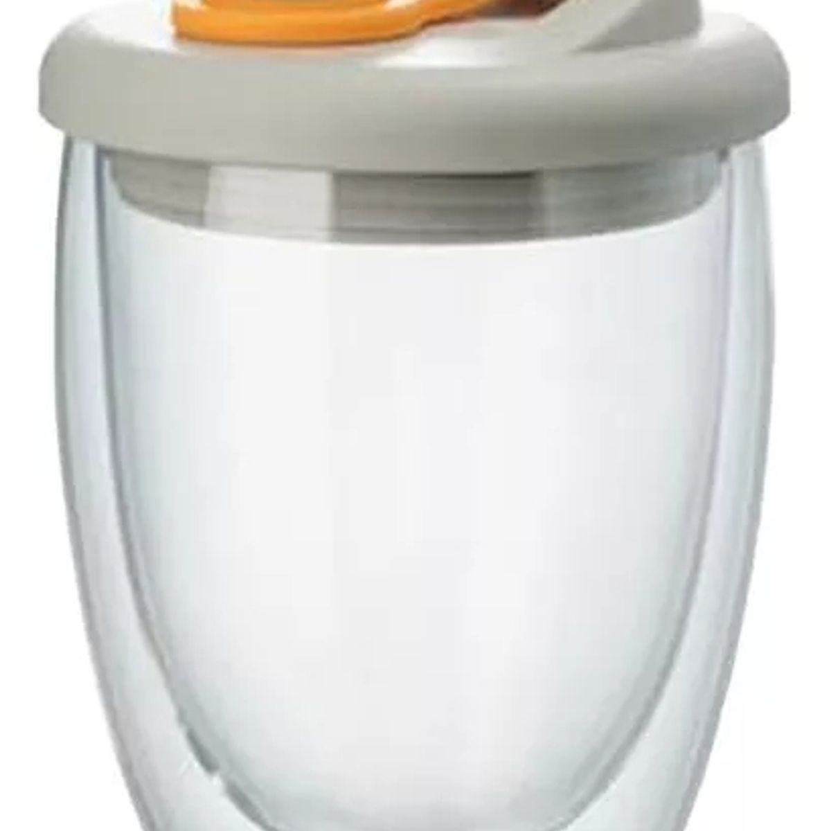 GENERICO - Taza De Vidrio Doble Pared Café Té 350 Ml Cappuchino