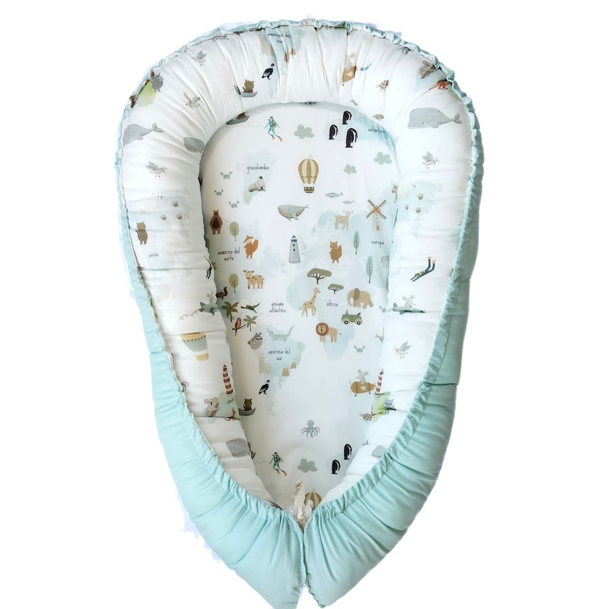 OLIVIA Y SAM - NIDO COLECHO REVERSIBLE MUNDO ANIMAL