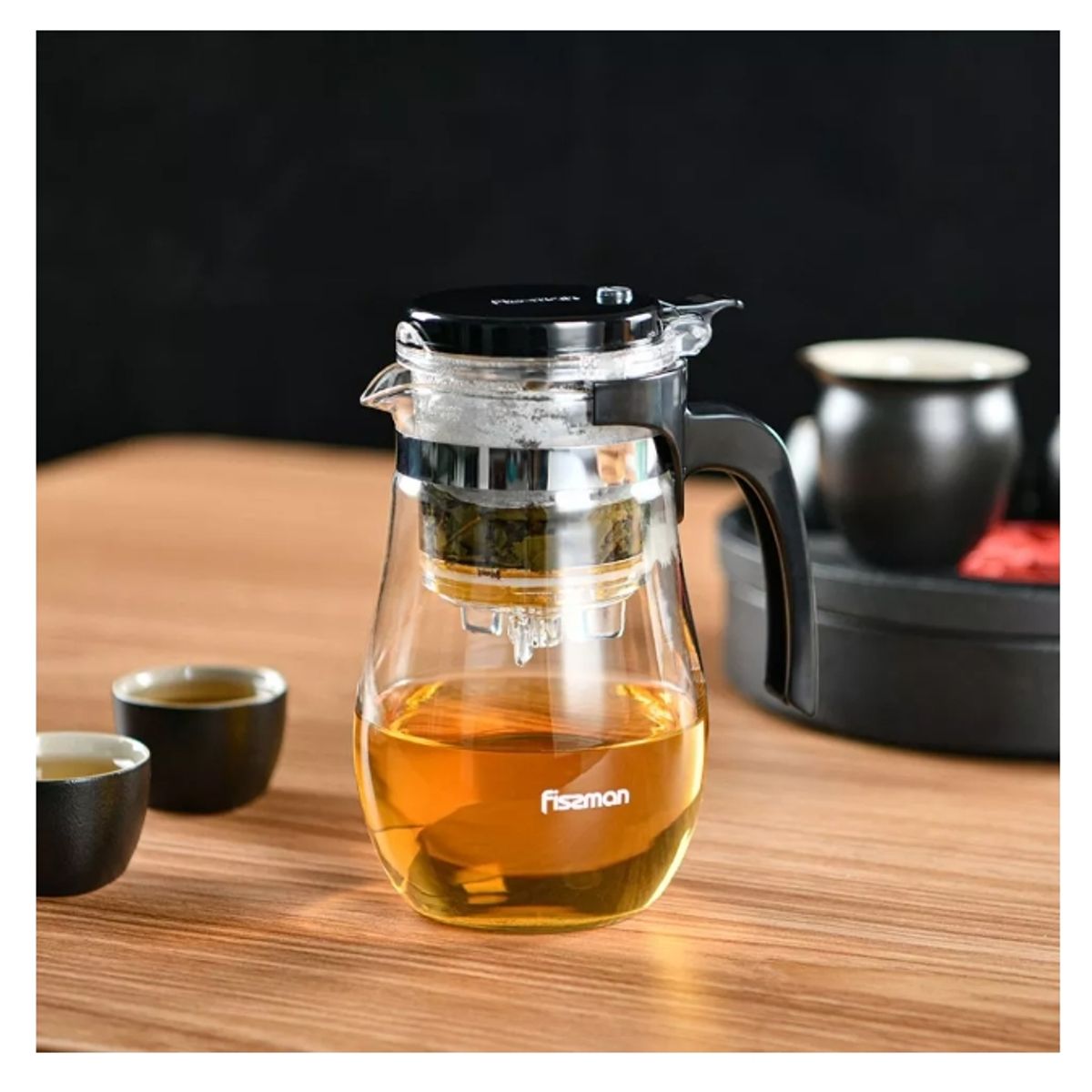 GENERICO - Tetera De Vidrio Con Infusor 900 Ml