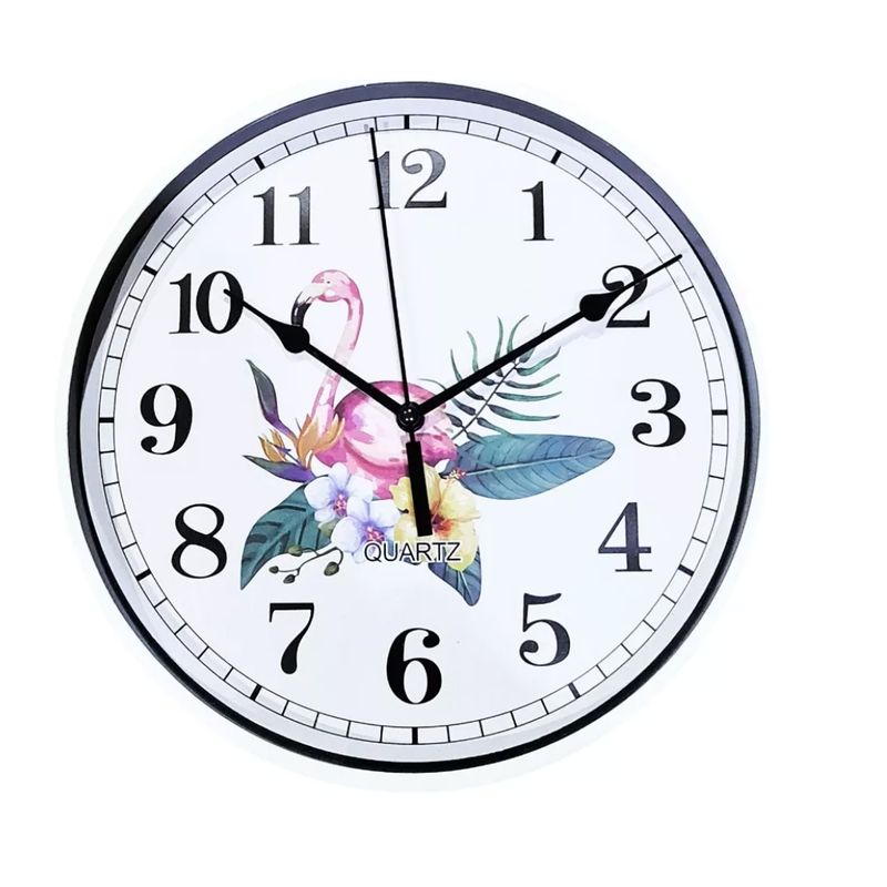 GENERICO - Reloj De Pared Redondo 25 Cm Mural Decorativo Silencioso