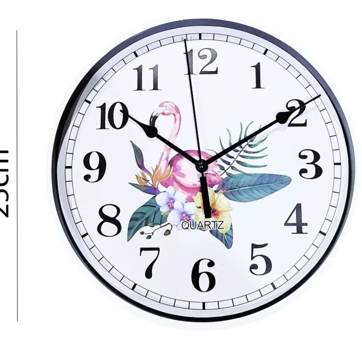 GENERICO - Reloj De Pared Redondo 25 Cm Mural Decorativo Silencioso