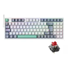 GENERICO - Teclado Mecánico K500 Gamer Alambrico Español Hot Swap Rgb