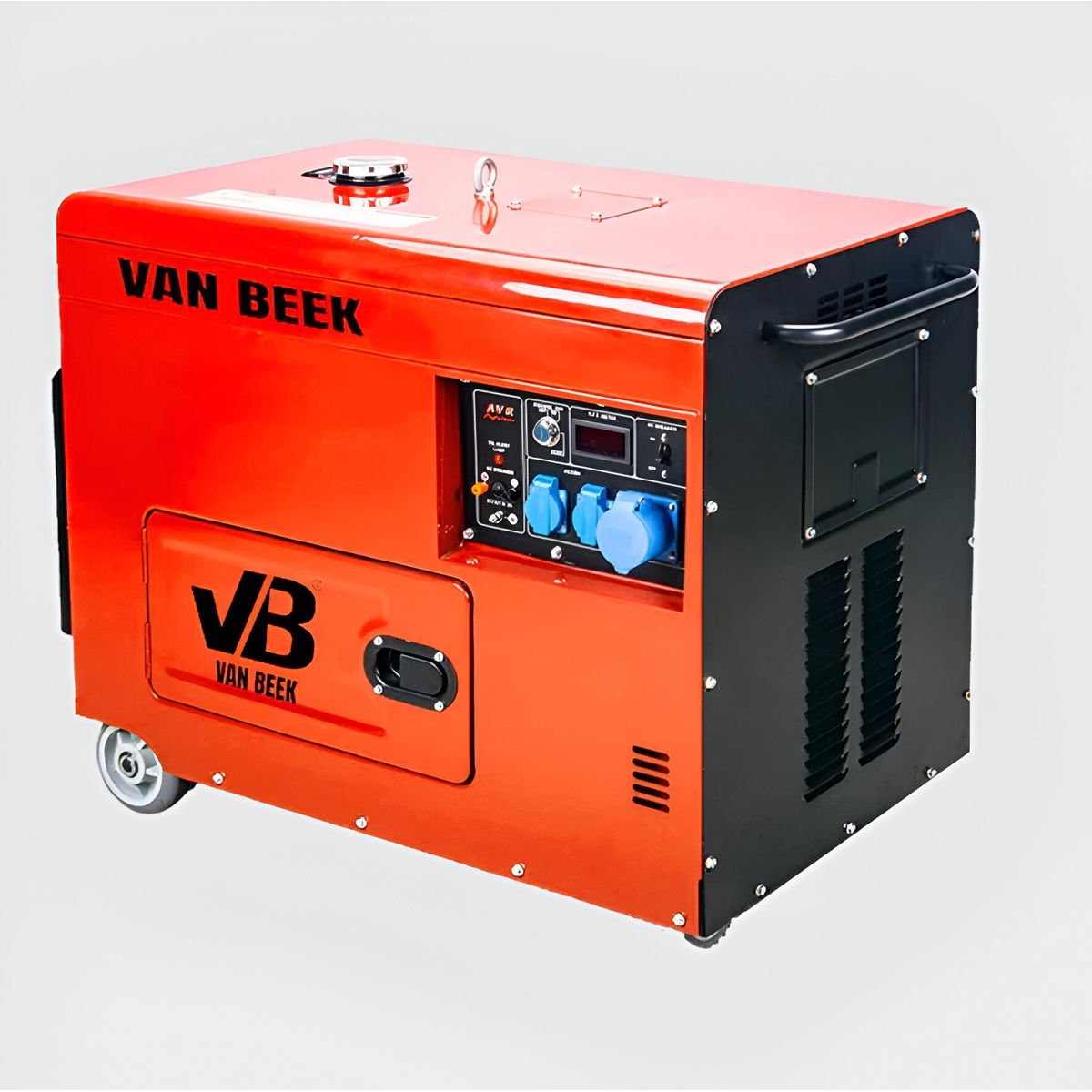 VAN BEEK - Generador Eléctrico a Diesel 9000W con ATS