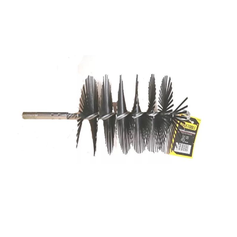 GENERICO - Hisopo Escobilla Para Chimenea 4 pulgadas