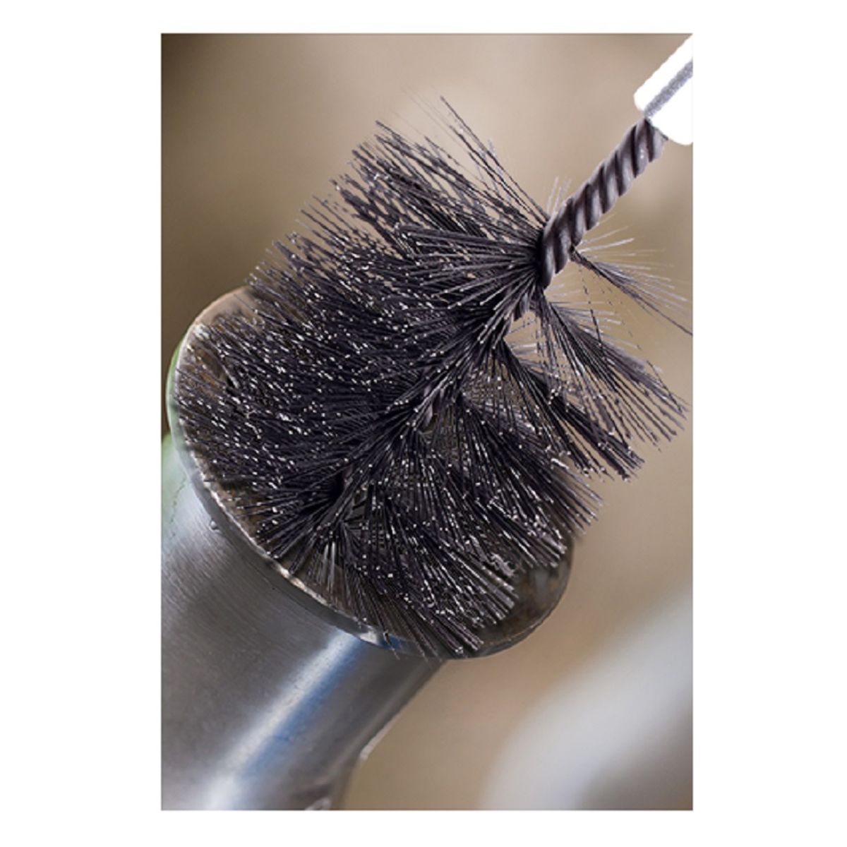 GENERICO - Hisopo Escobilla Para Chimenea 4 pulgadas