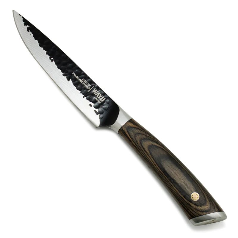 WAYU - Cuchillo Hammer Mediano Wayu 25cm Acero Inoxidable Cocina