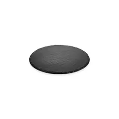 IMAHE - TABLA PIZZA MELAMINA REDONDA 35 CM NEGRA