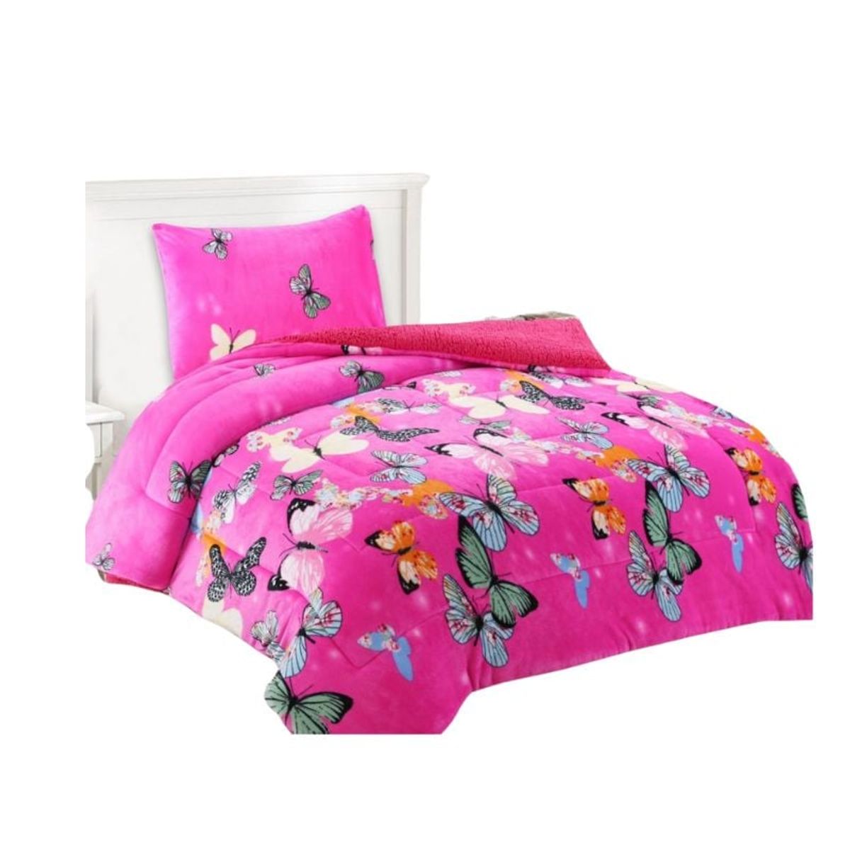 GENERICO - Cobertor Invierno Plush Plaza y Media De Diseños Con Chiporro