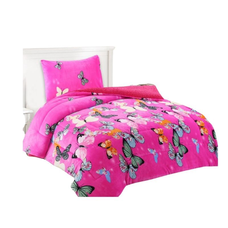 GENERICO - Cobertor Invierno Plush Plaza y Media De Diseños Con Chiporro