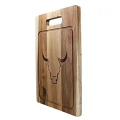 WAYU - Tabla 40x26cm Madera de Acacia Para Asados BBQ Parrilla