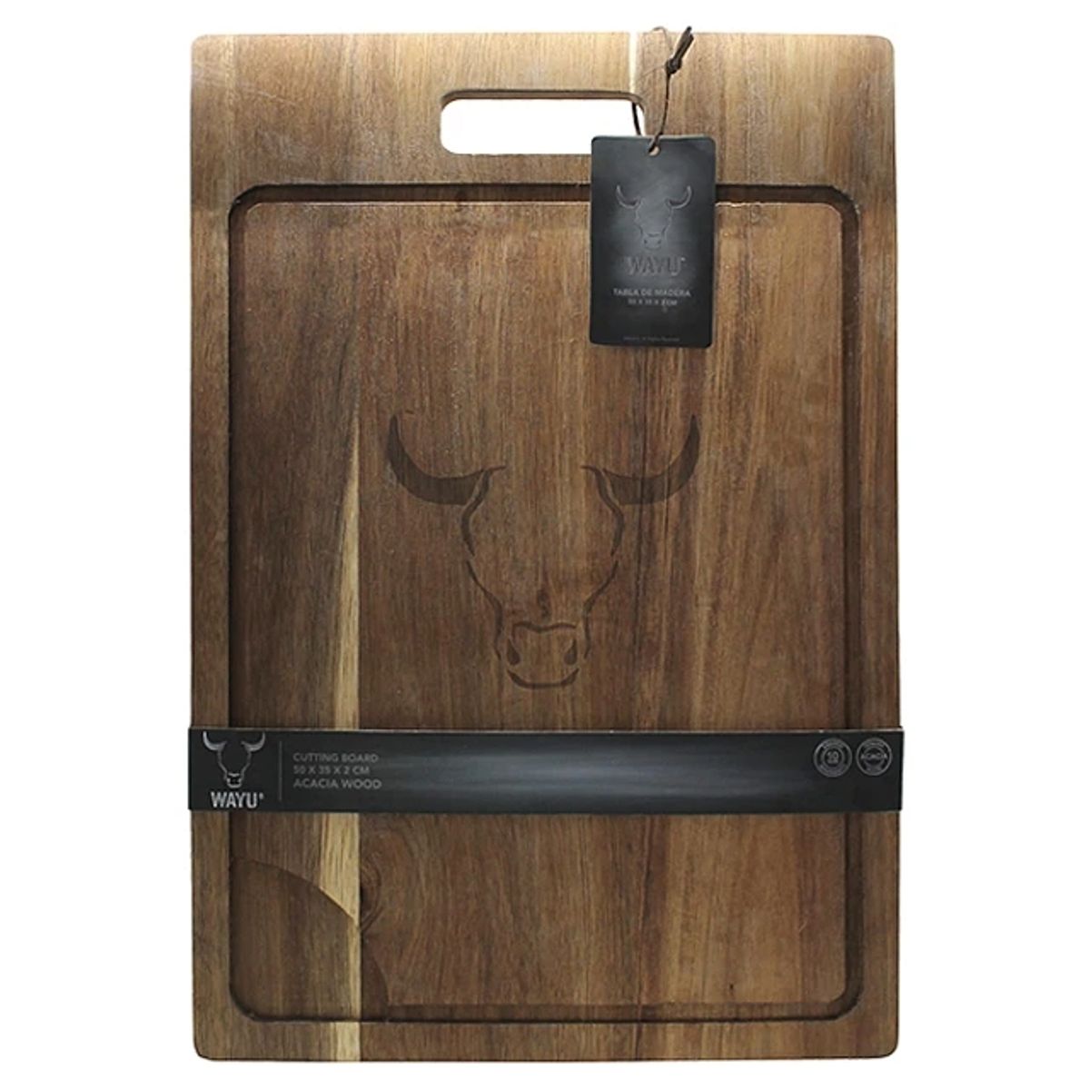 WAYU - Tabla Cortar Picar Carne 50x35cm Wayu Parrilla Asado Cocina