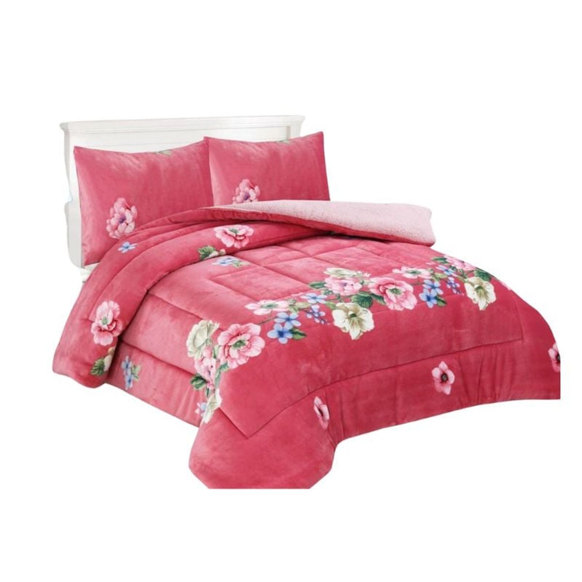 GENERICO - Cobertor Invierno Plush Plaza y Media De Diseños Con Chiporro