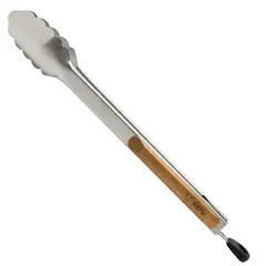 WAYU - Pinzas BBQ Master 34 cm Mango Madera Acero Inoxidable