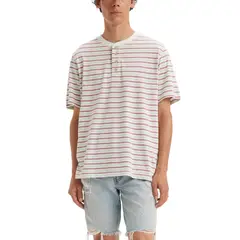 LEVIS - Polera Hombre Relaxed Fit 4 Button Henley Multicolor