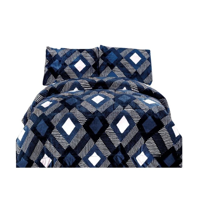 GENERICO - Cobertor Invierno Plush Con Chiporro 2 Plazas Diseños